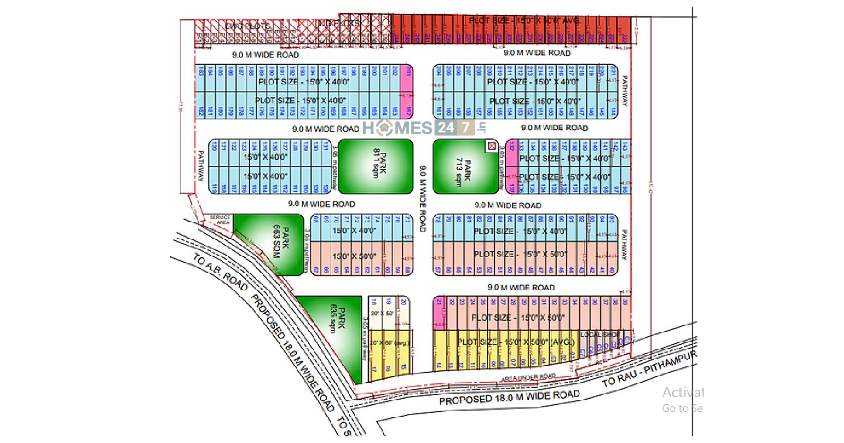 Sarthak Greens floor plan layout
